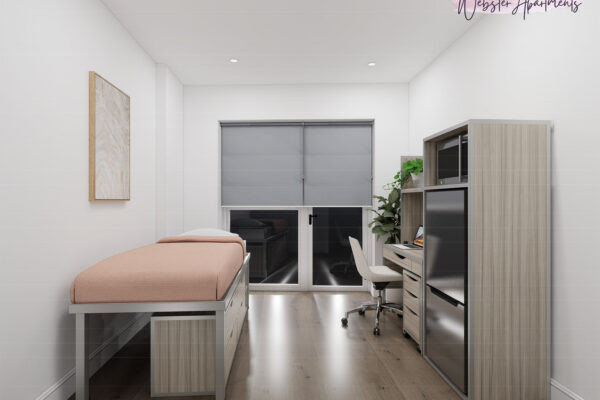 STUDIO: MIDSIZE SINGLE WITH TERRACE